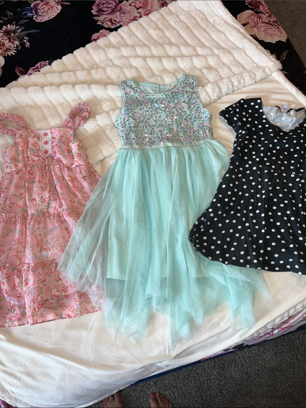 Girls' dresses- set of 3